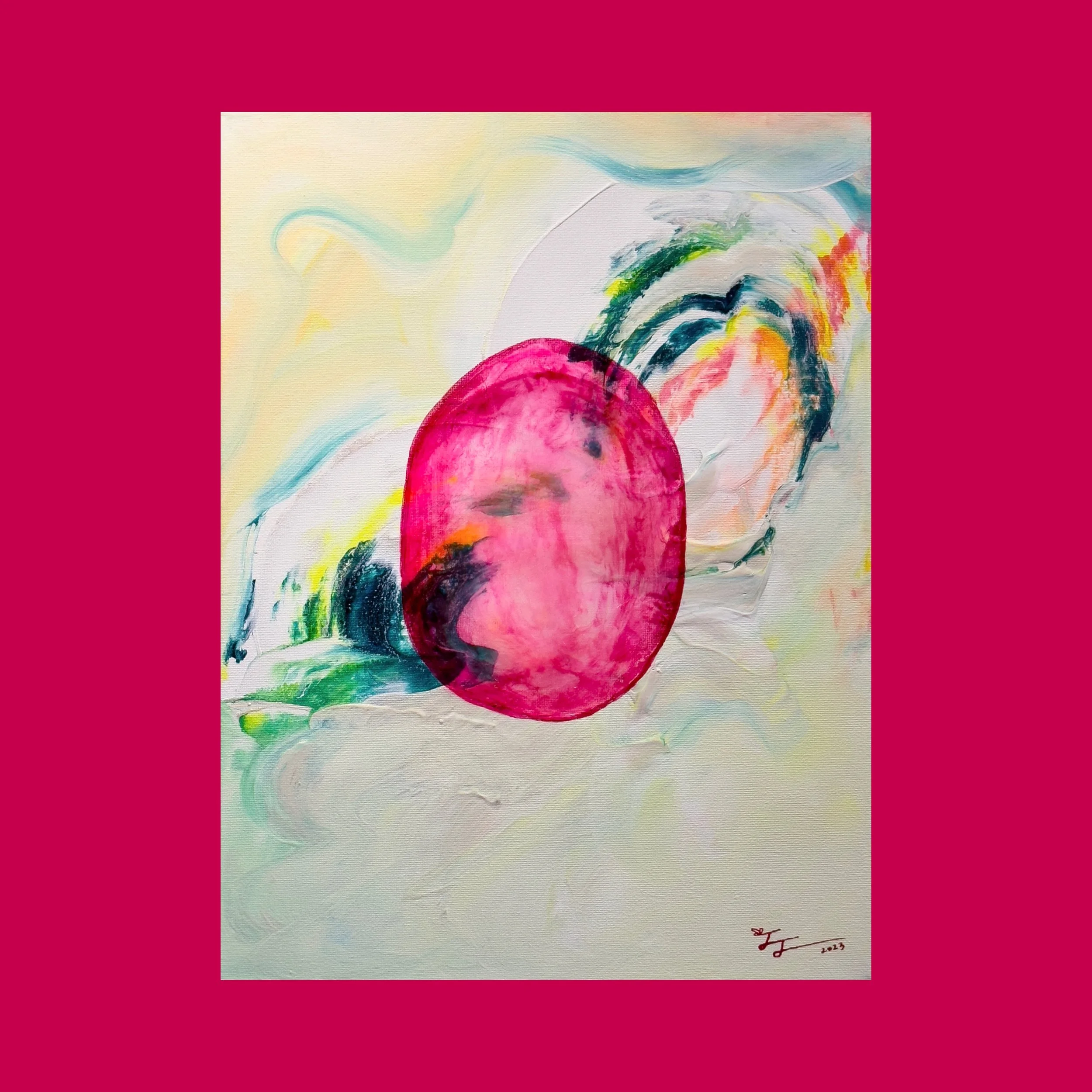 세대의 창 #2 The Window Of Generations #2, Acrylic on canvas, 30× 40cm, 2023