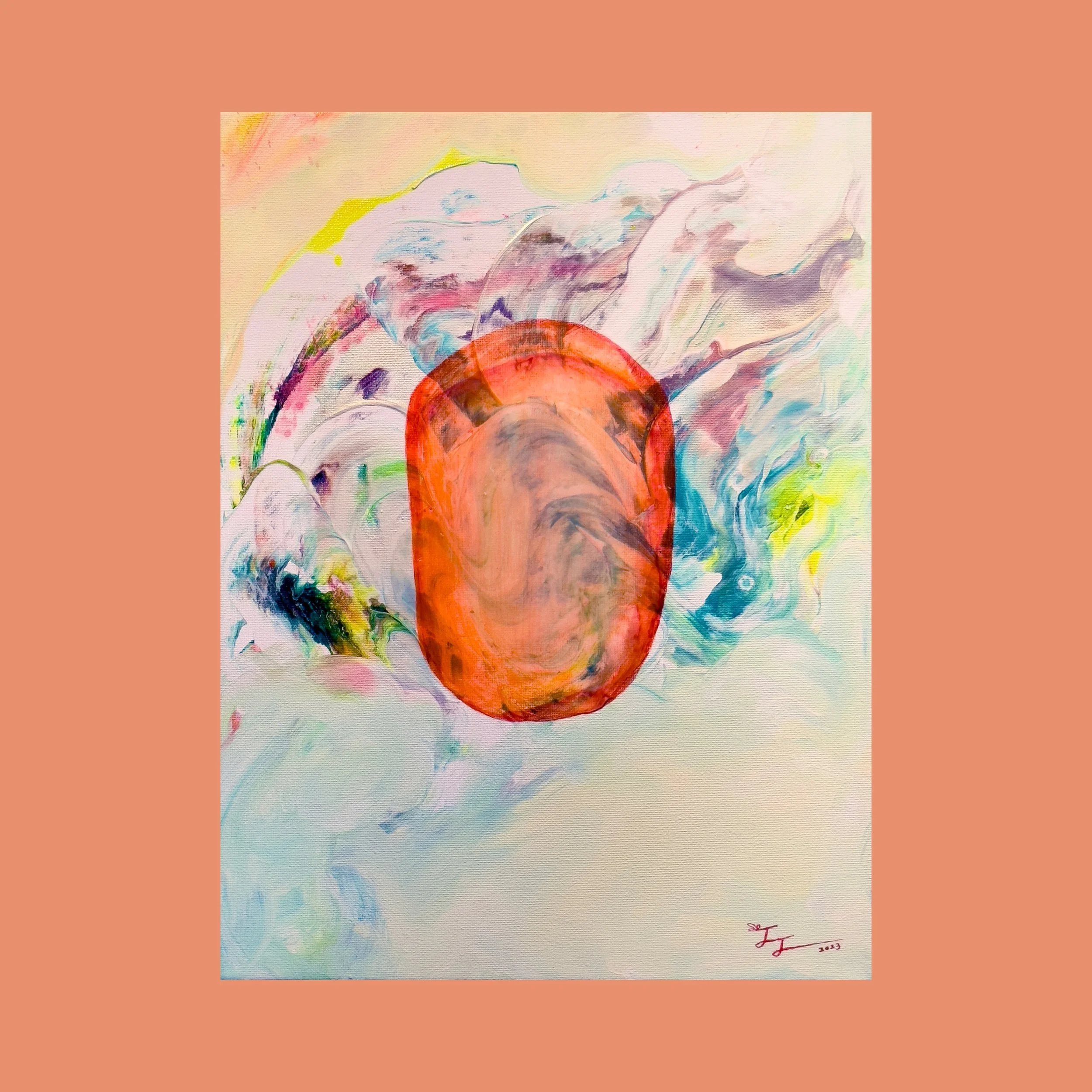 세대의 창 #4 The Window Of Generations #4, Acrylic on canvas, 30× 40cm, 2023