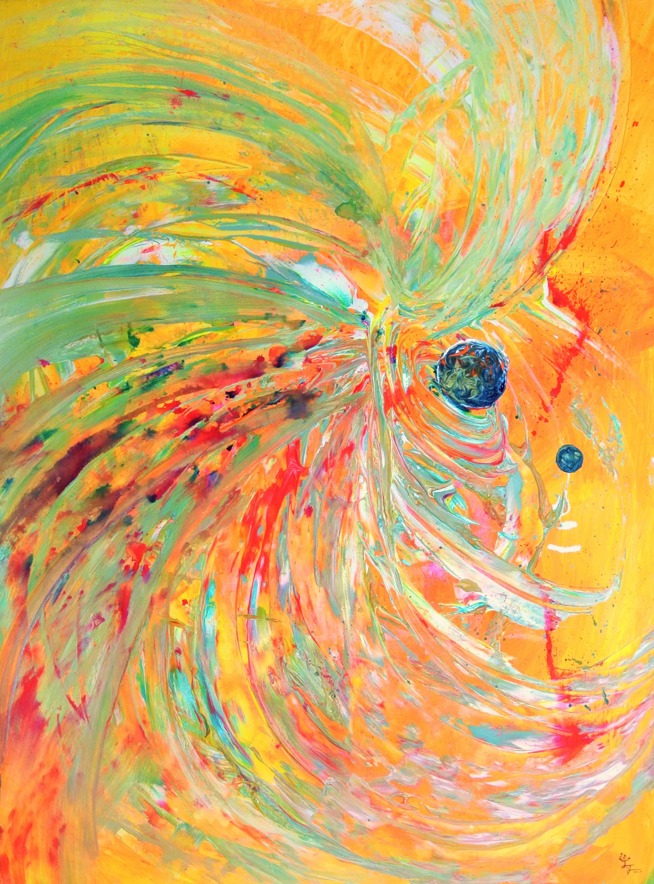 Before It Swallows
Acrylic on paper, 80.5×107.5cm, 2013