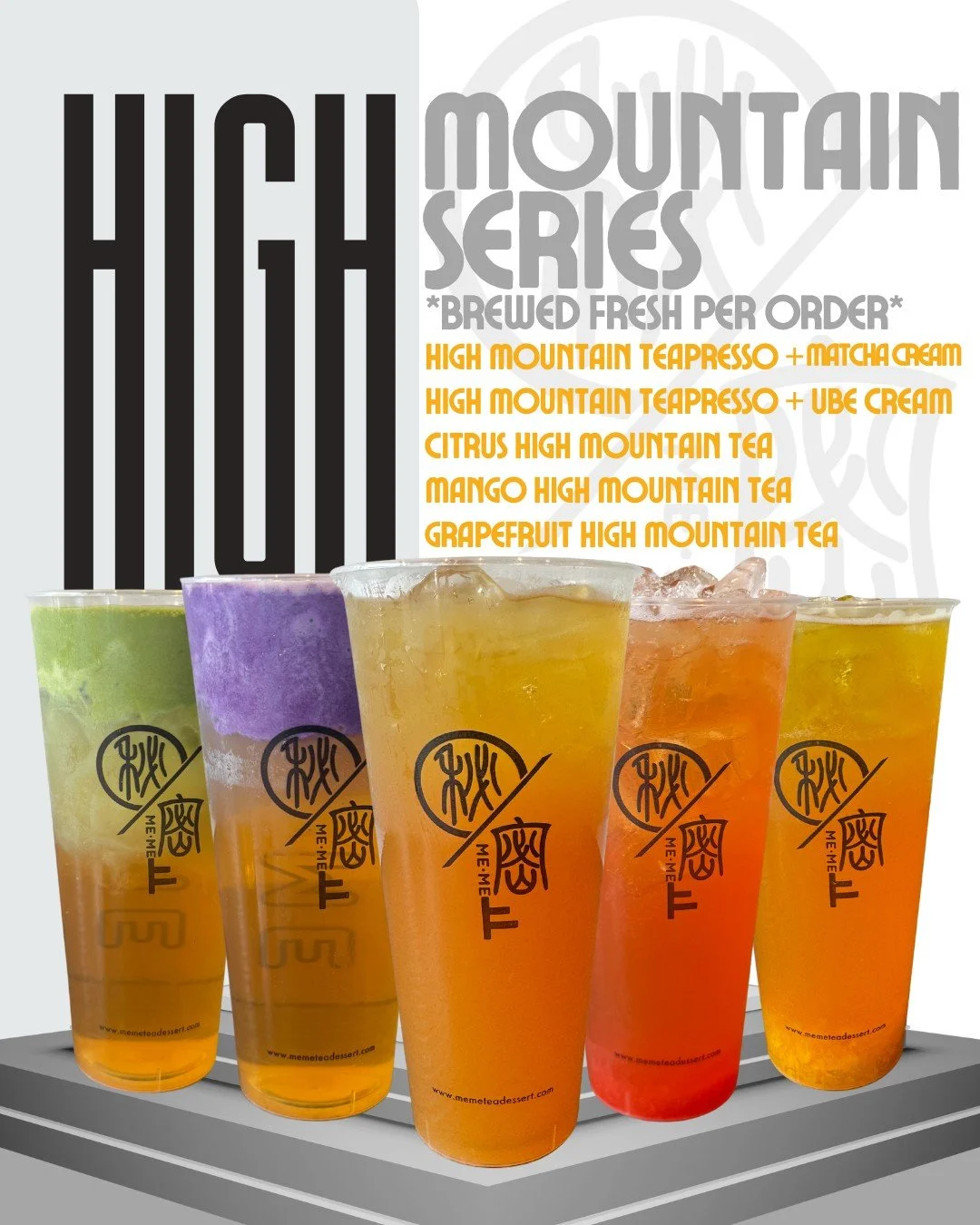 And another one!! Check out the new High Mountain Series that just dropped in store! Brewed fresh to order with a range of flavors catered to your taste, let us know what you think!

🧡𝗛𝗶𝗴𝗵 𝗠𝗼𝘂𝗻𝘁𝗮𝗶𝗻 𝗧𝗲𝗮𝗣𝗿𝗲𝘀𝘀𝗼 𝗦𝗲𝗿𝗶𝗲𝘀
𝗛𝗶𝗴?