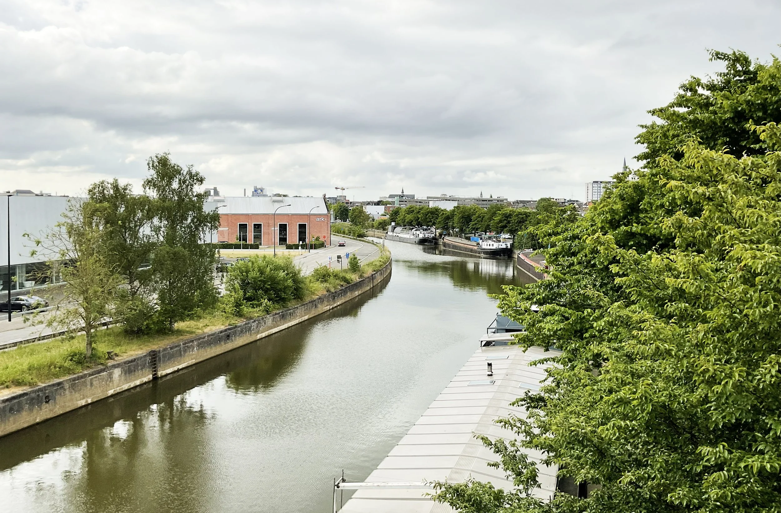 view of the site with the former Tupperware sheds