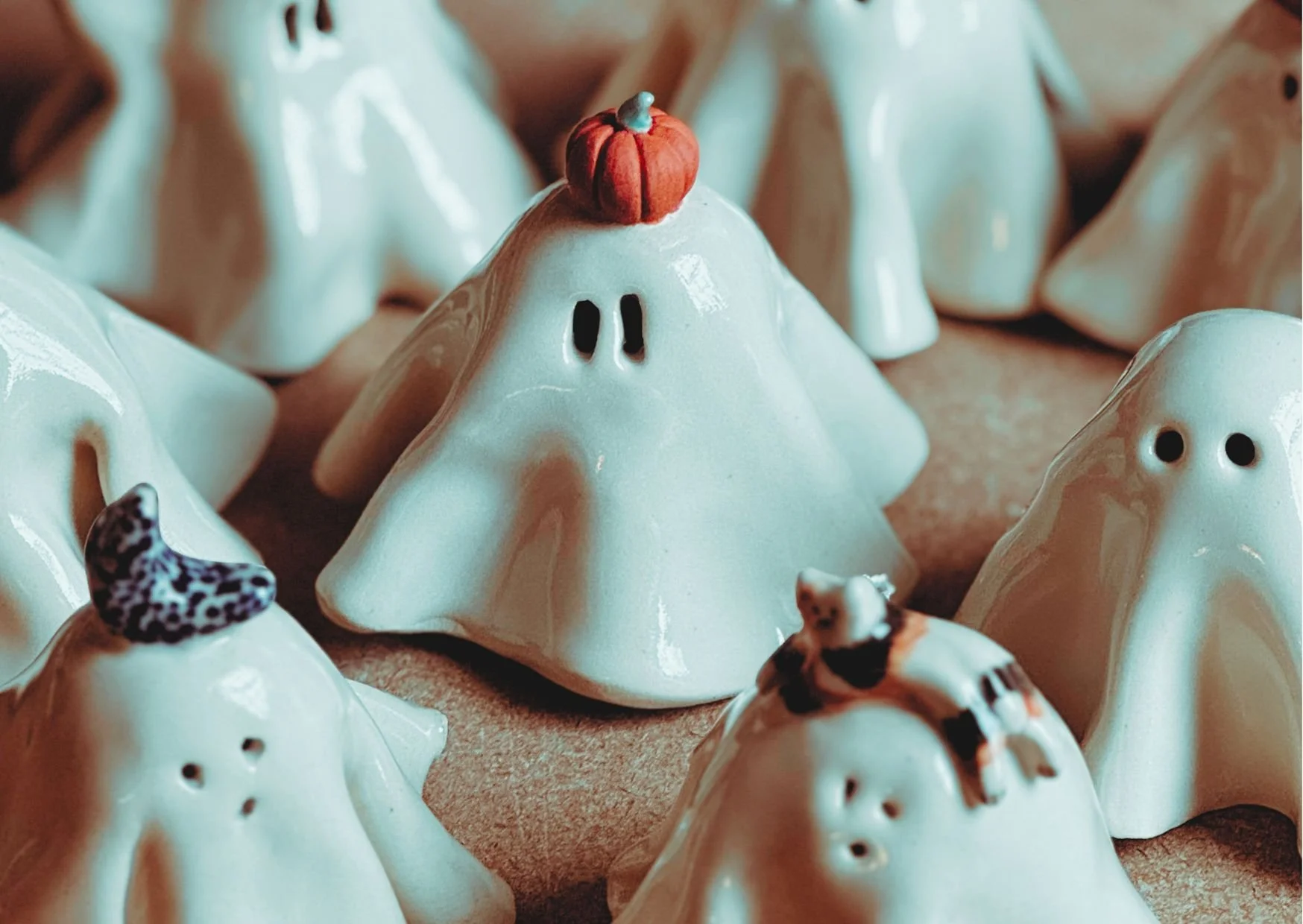 Halloween Craft &amp; Sip: Pottery Ghosts Adults 18+ | BYOB