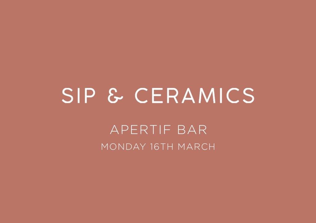 Sip &amp; Ceramics