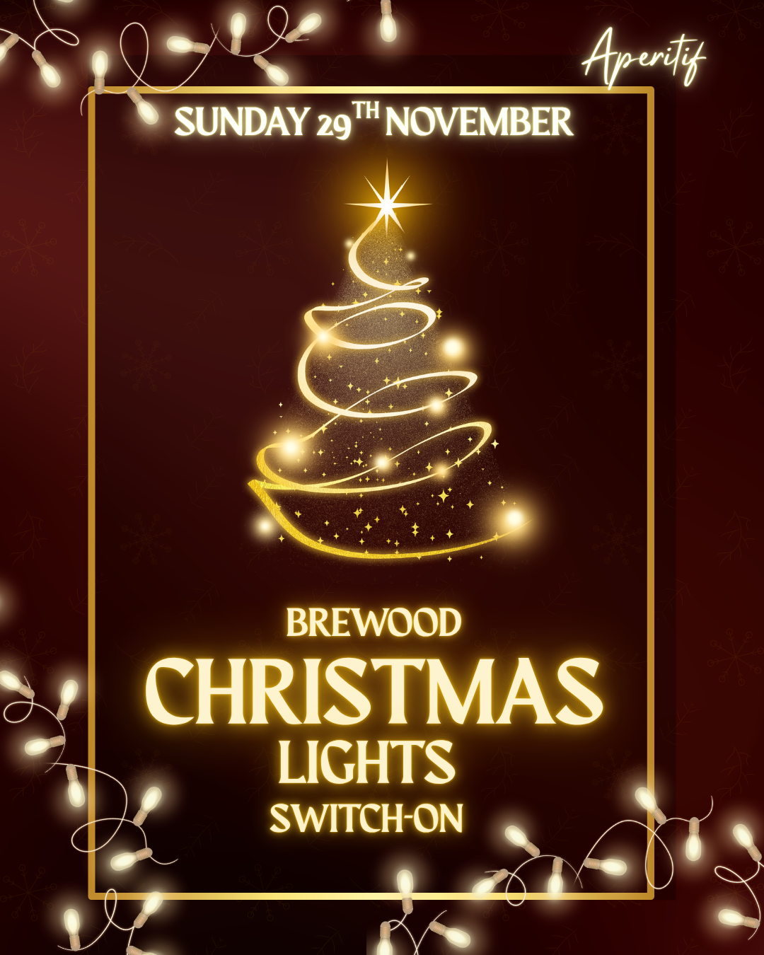 Brewood Christmas Lights Switch-On