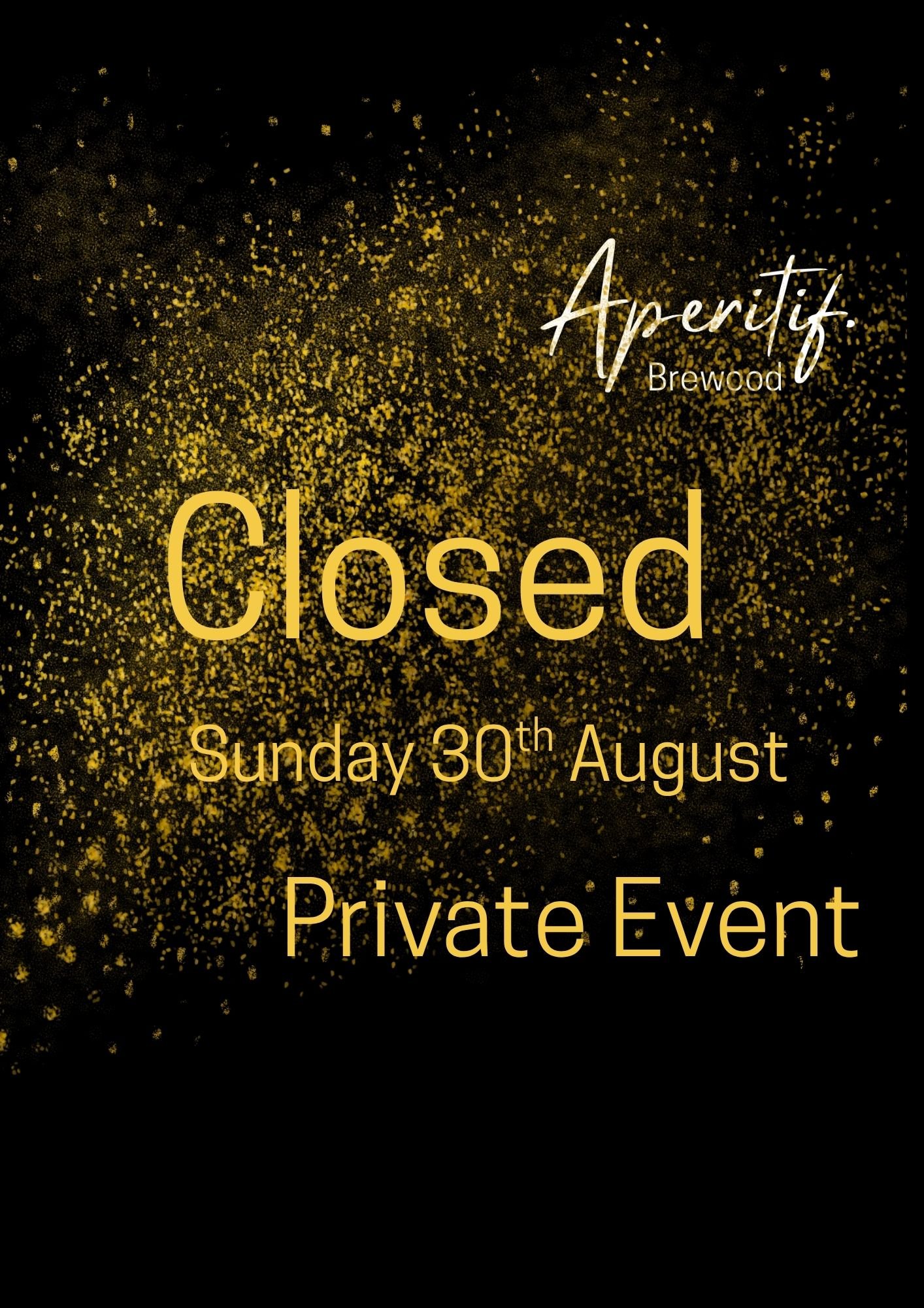 Closed for Private Event