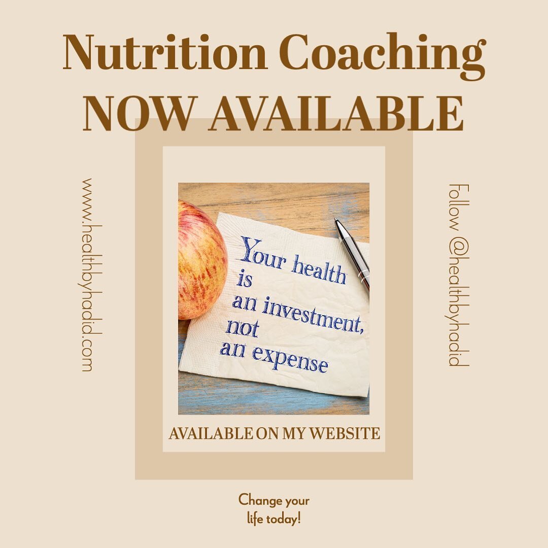 A NASM-CNC educates their clients so they can make healthier, smarter food choices in order to achieve a specific health goal. Want to feel healthier, lose weight, gain muscle, or all three? Nutrition coaching could be right for you! DM @healthbyhadi