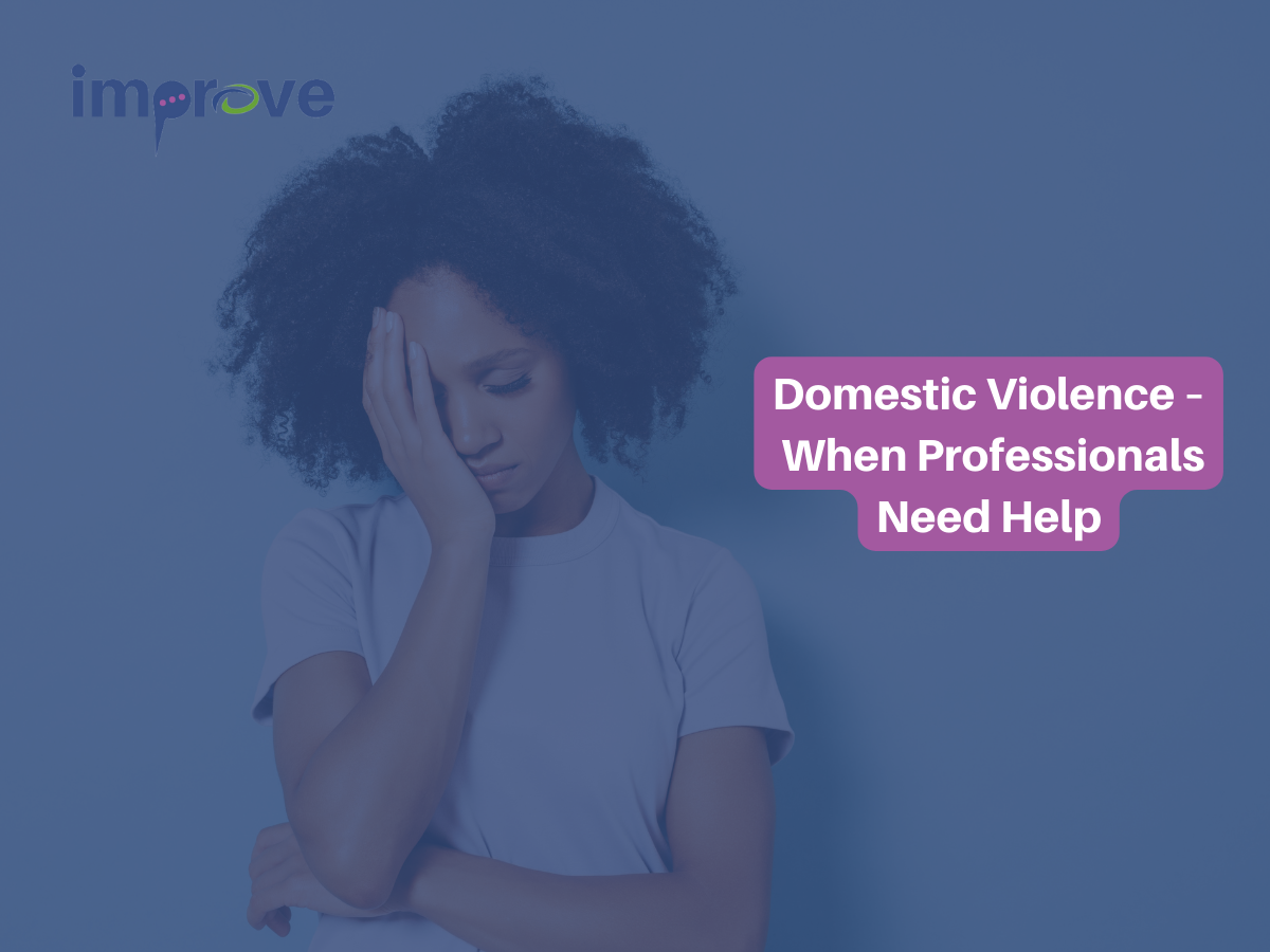 Blog article Who helps the professionals in cases of domestic violence