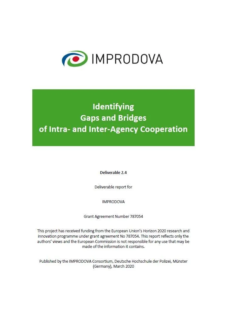 D2.4 – Identifying Gaps and Bridges of Intra- and Inter-Agency Cooperation