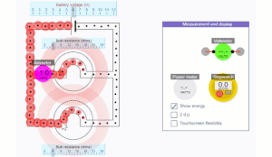 Simple circuit simulation with battery and bulb — Electricity Explained ...