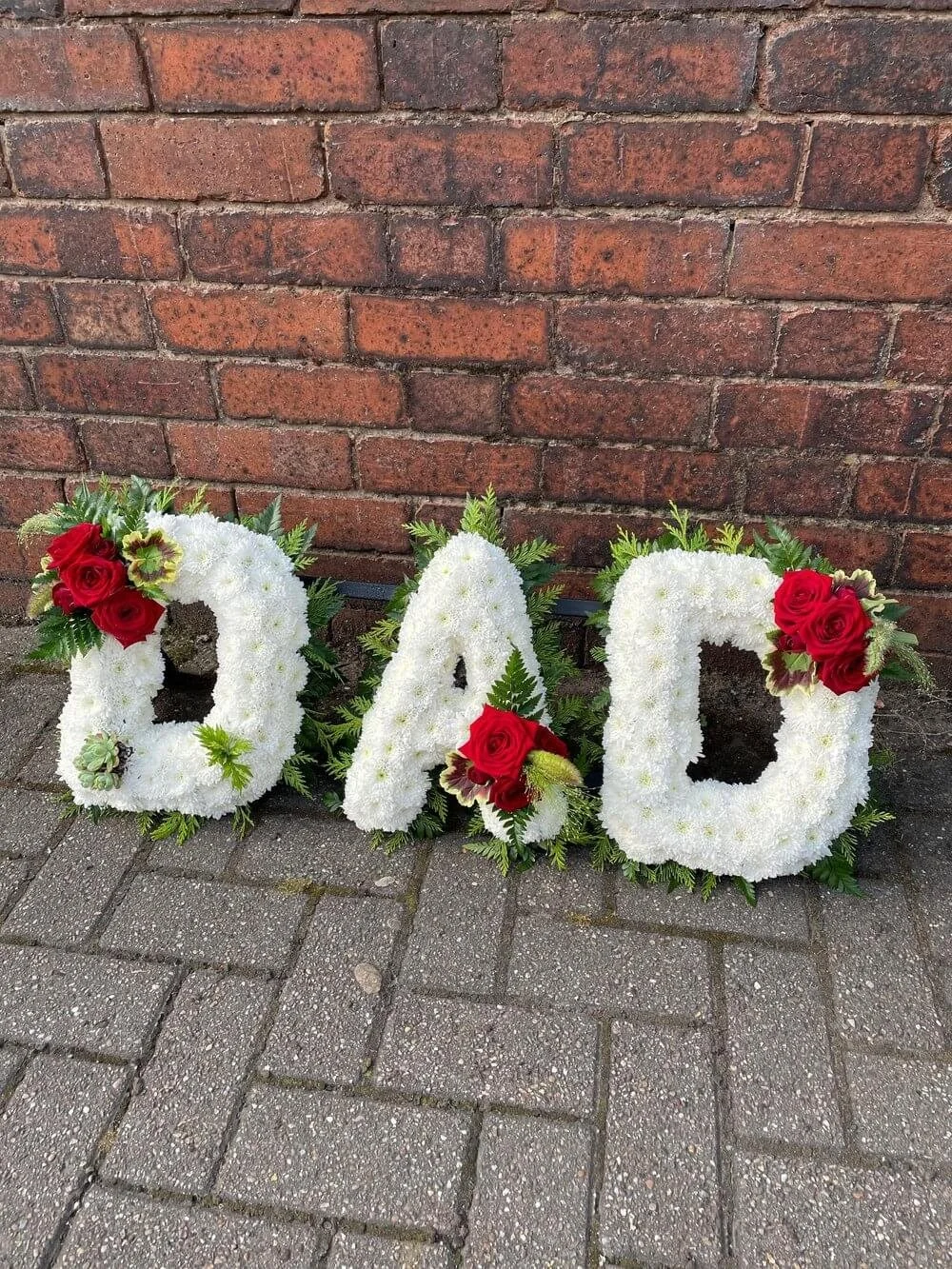 Funeral floral letters Sutton in Ashfield