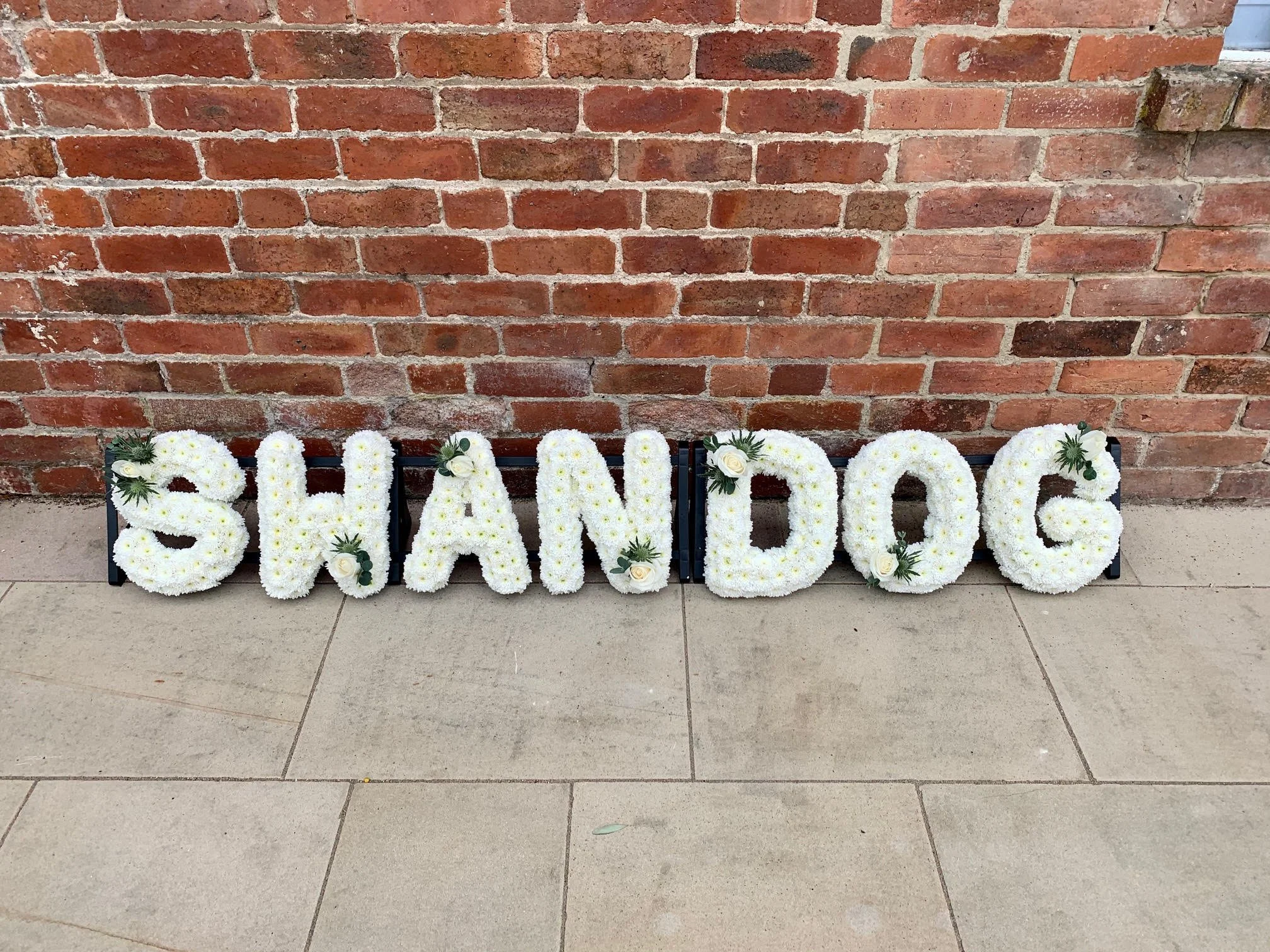 Funeral floral letters Sutton in Ashfield