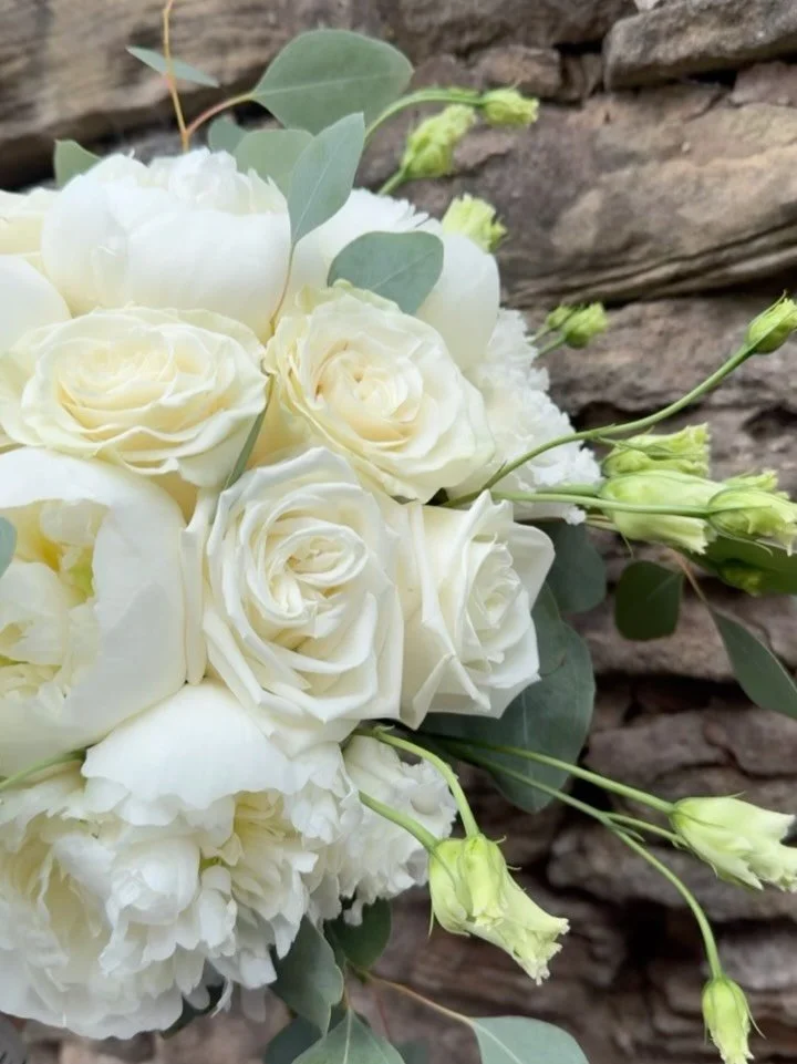 Perfect peony&rsquo;s for the most beautiful chilled bride @natalietideswell hope you had the most magical day at @strettonmanorbarn