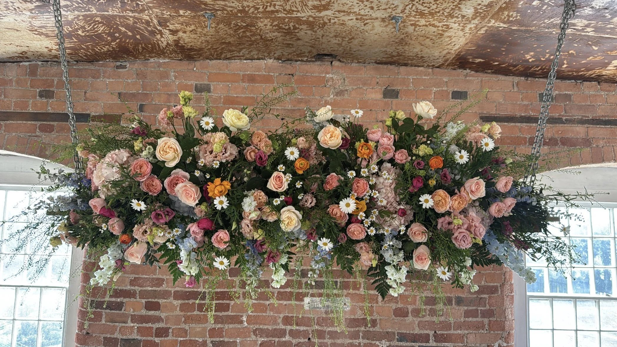 Hanging flower displays