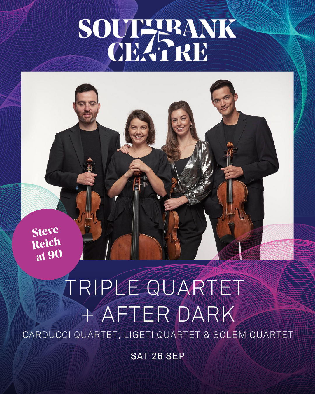 Steve Reich Triple Quartet at the Southbank Centre 