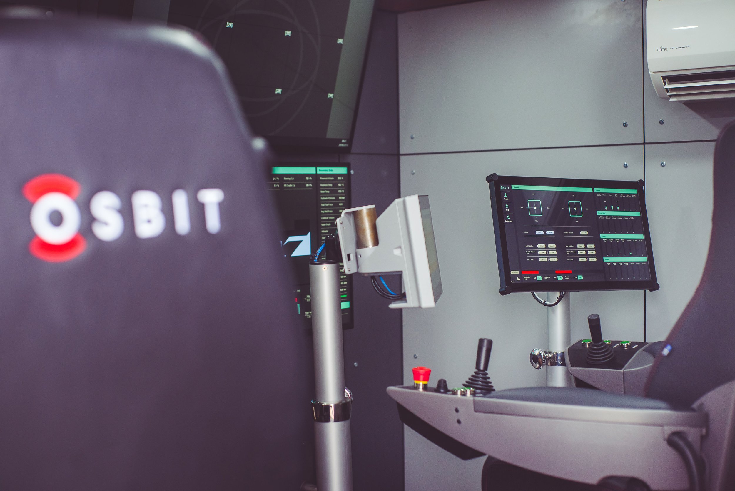 Osbit control chairs and equipment