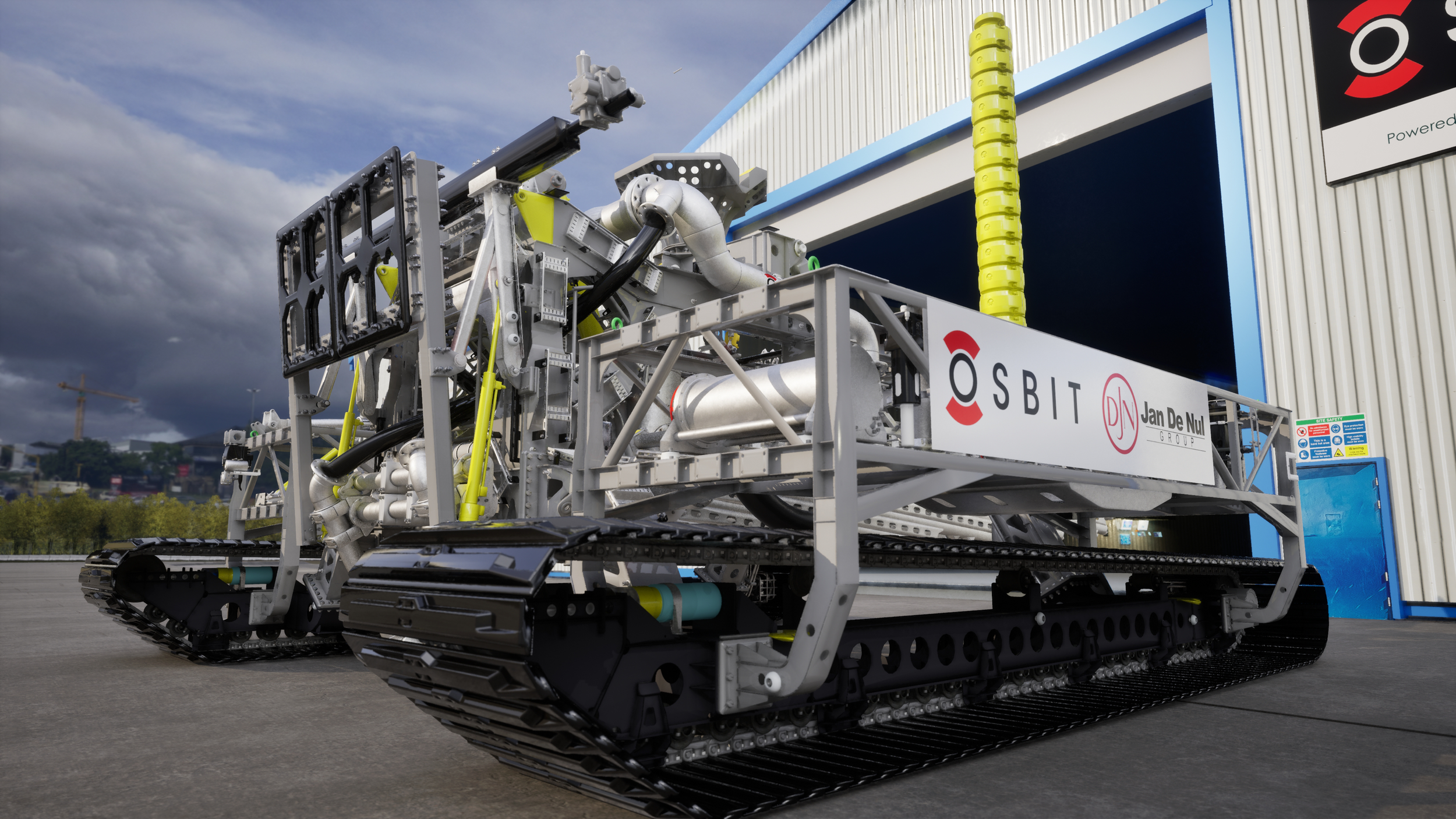 Osbit awarded novel Jan De Nul trencher project following successful long-term collaboration.