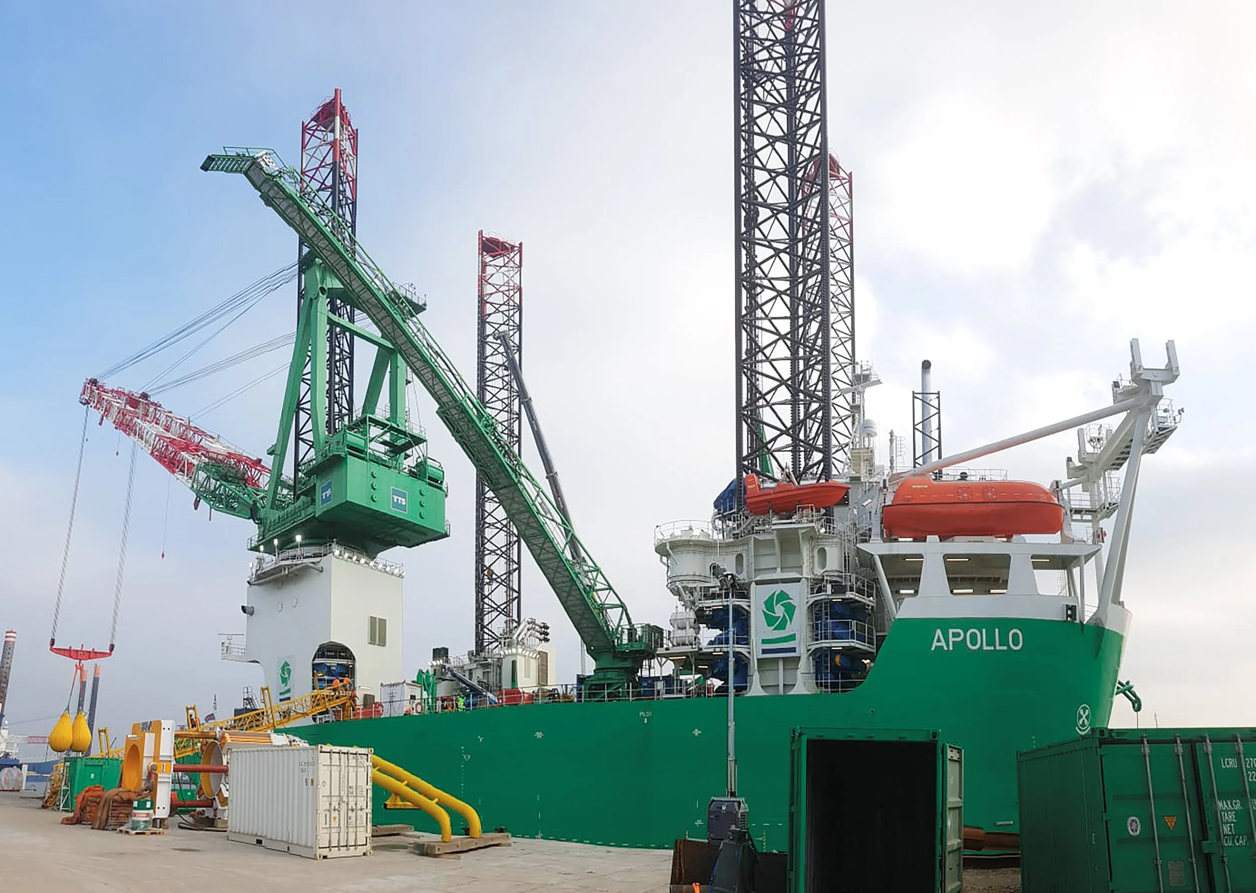 Offshore access system gangway designed and built by Osbit