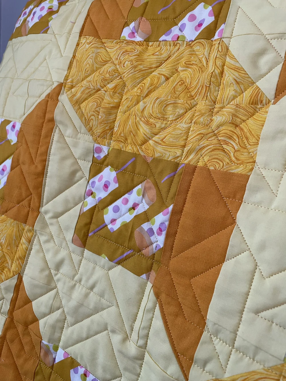 Shadowboxer, longarmed by Carrie Hauser