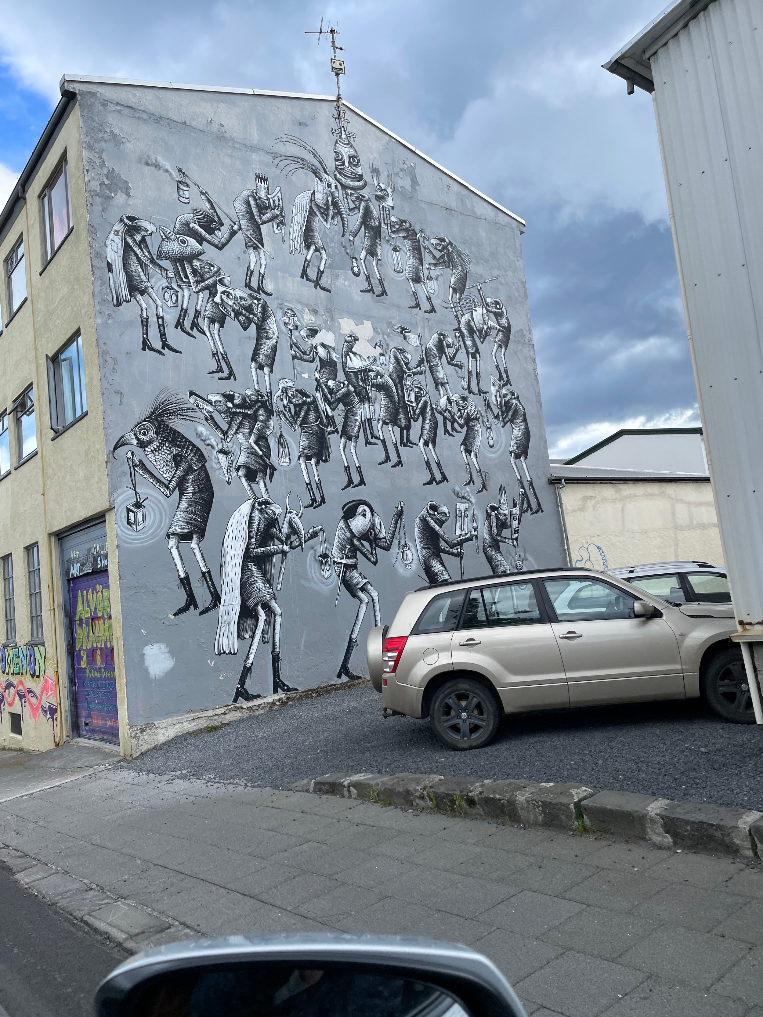 Reykjavik mural