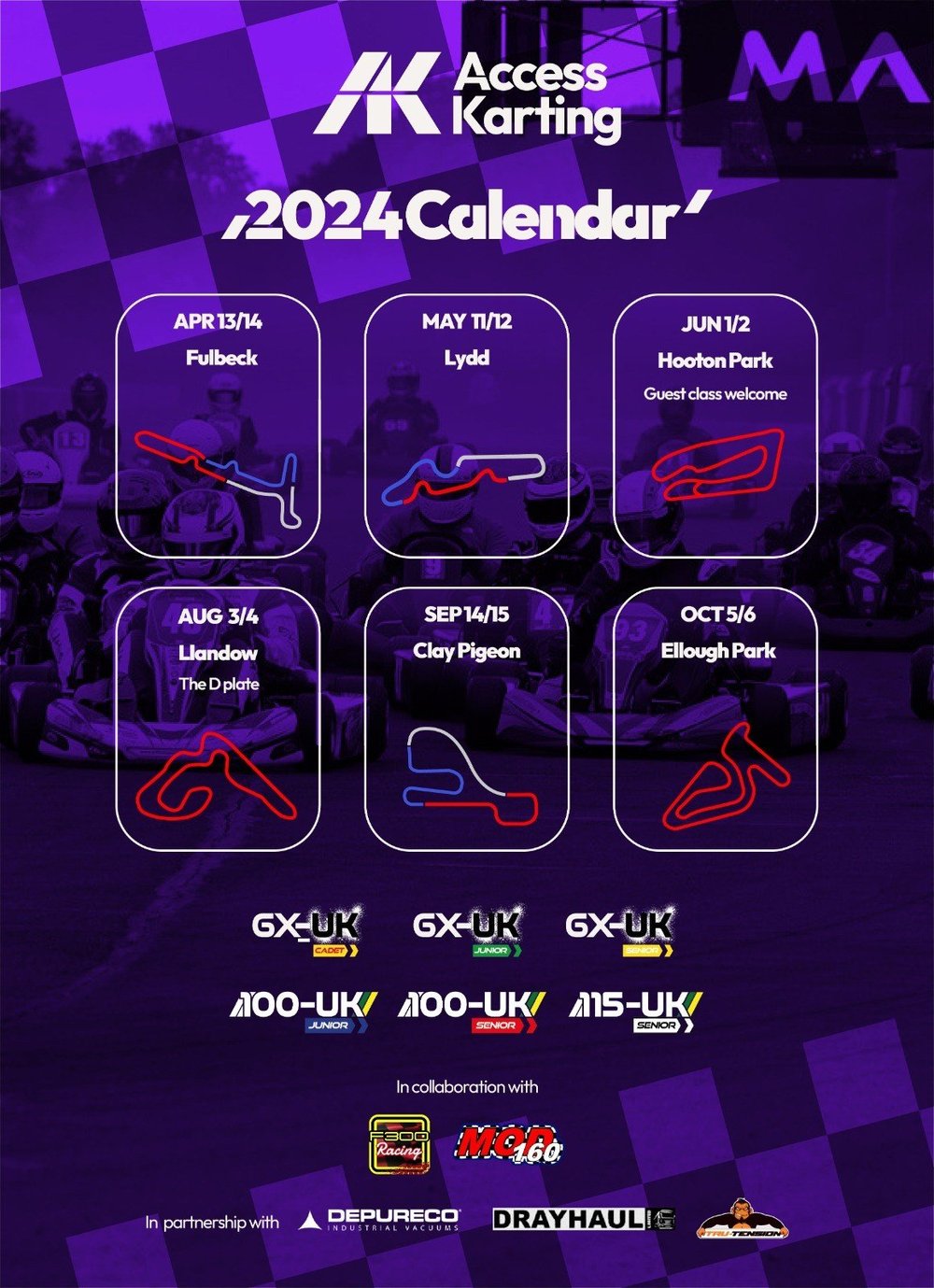 Calendar — Access Karting