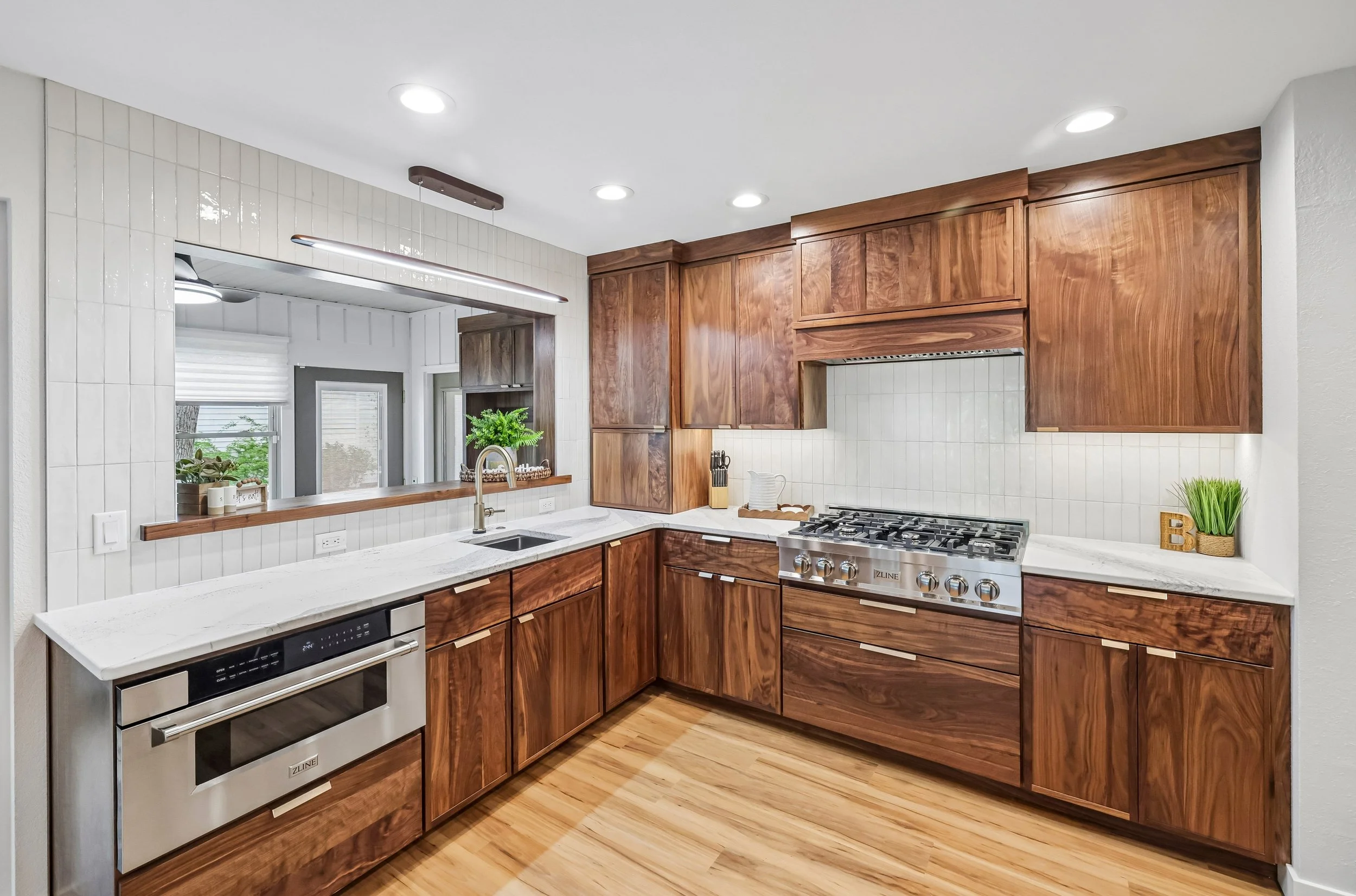 Kitchen Remodel Wisconsin Portage Custom Black Walnut