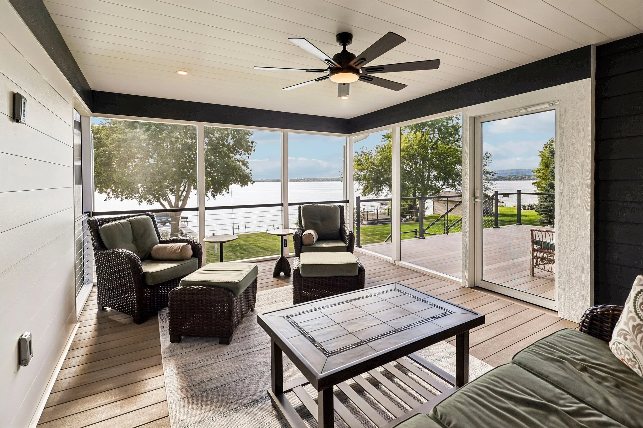 Low-maintenance Azek decking