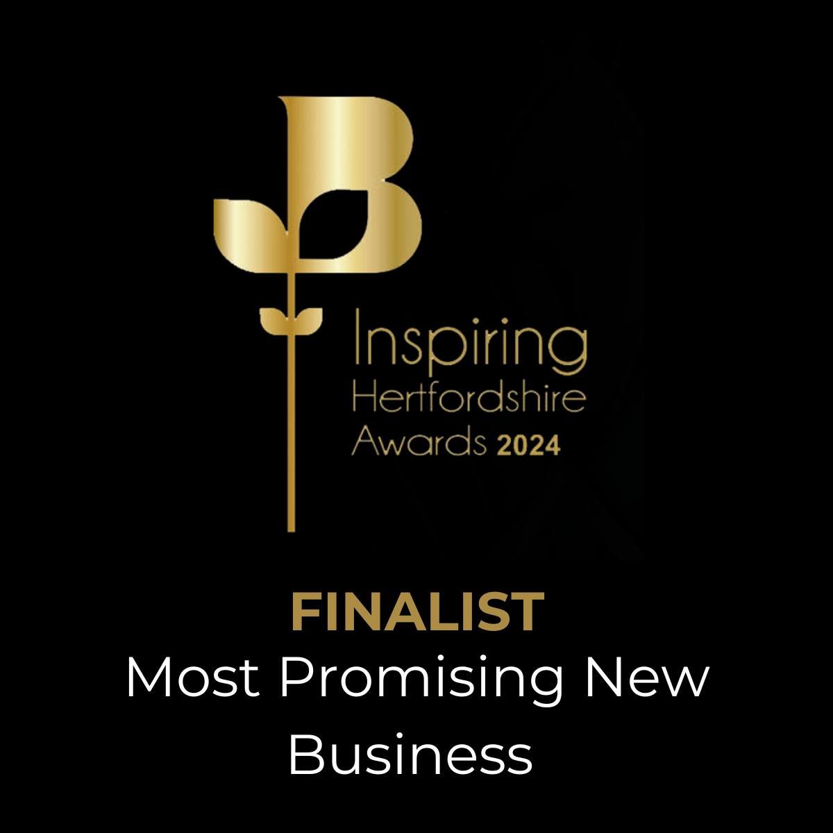 🎉Hurrah! We are FINALISTS in the @herts_chamber Inspiring Herts Awards in the Most Promising New Business category, sponsored by @minerva_computer_services. 

Good luck to fellow finalists Net Zero International, No Floor No More and Saturate Market