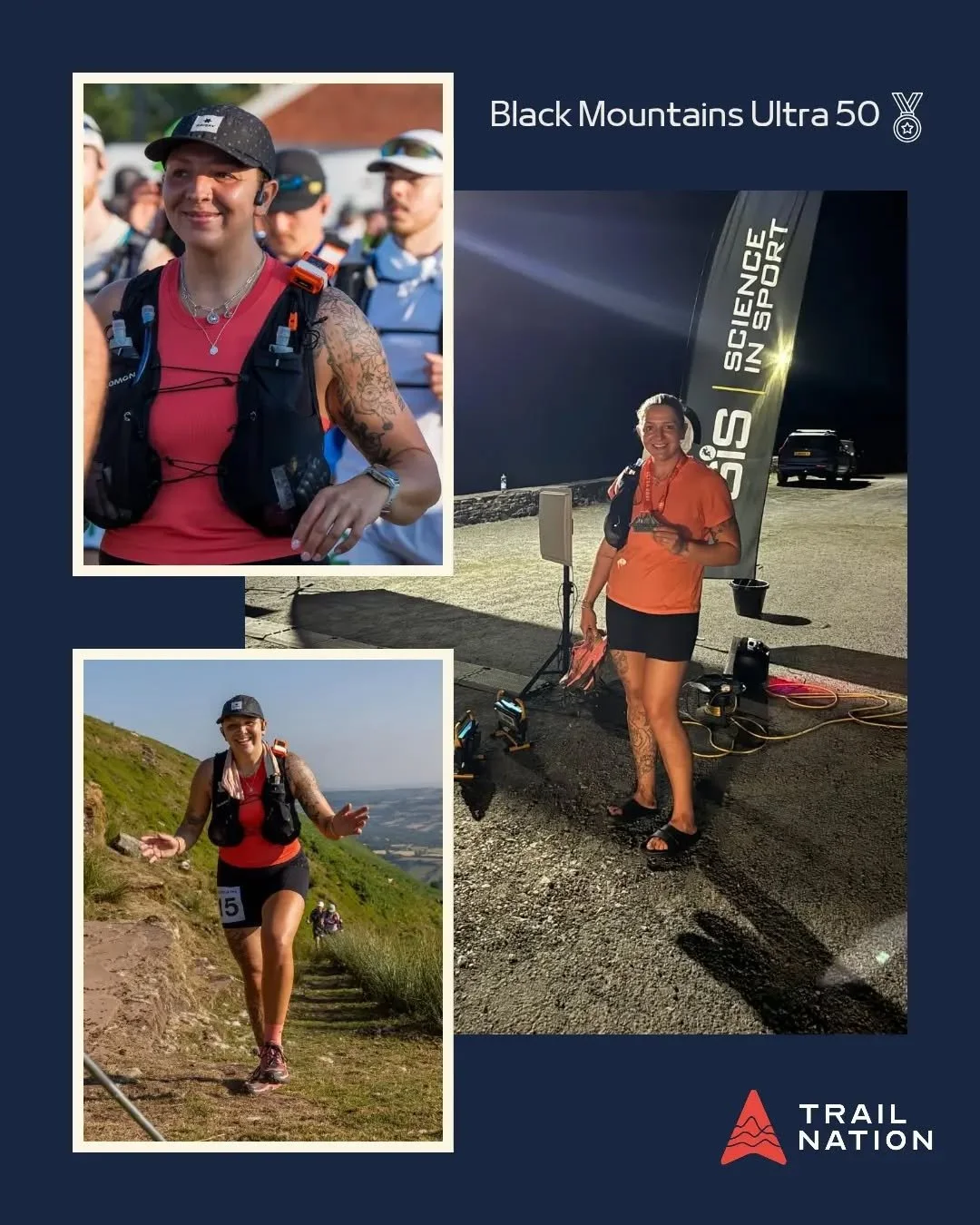 What an incredible achievement from @_ionayeo 💪

On Saturday, she completed the @limitlesstrails Black Mountains Ultra 50: 50 miles with nearly 12,000ft of climbing in 30&deg;C heat. An incredible performance in one of the toughest ultra races in So
