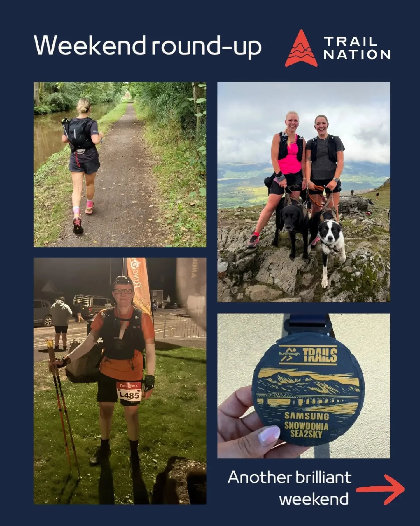 What a weekend! 🙌⛰️

A brilliant few days for my coached runners, with some fantastic performances across Wales.

🔥 Liz &ndash; Firelighter 50
⛰️ Iona &ndash; Sea2Sky Eryri/Snowdonia
🏃&zwj;♀️ Jenn &ndash; RIDUM Half
💪 Lucy &ndash; Solo Beast of t