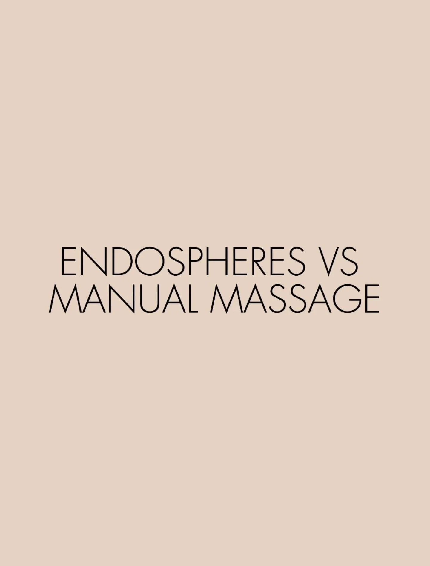 Endospheres vs manual massage: 5 reasons to choose the device 💆&zwj;♀️

🔹 Deeper - works on lymphatic vessels that hands can&rsquo;t reach 
🔹More precise - constant pressure and vibration without fluctuations 
🔹 Safer - can be used with varicose 