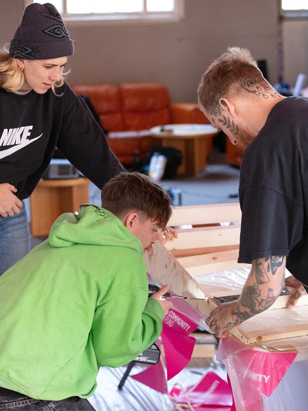 Throughout September we hosted a series of free creative &amp; construction workshops at People&rsquo;s Hall in Hockley, funded by @forevernotts. The last of these was our wooden &amp; metal skate obstacle build, taking place on the first day of our 