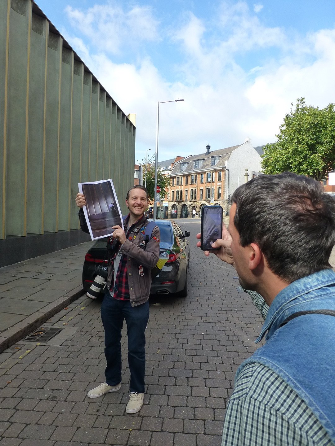 We had a fun morning on the last day of our &lsquo;Skateboarding in the City III&rsquo; festival, hosting a skate heritage walk with special guests @beeps1973 &amp; @sidewalkhorse. ⁣
⁣
On a walk around Nottingham city centre, we talked about spots pa