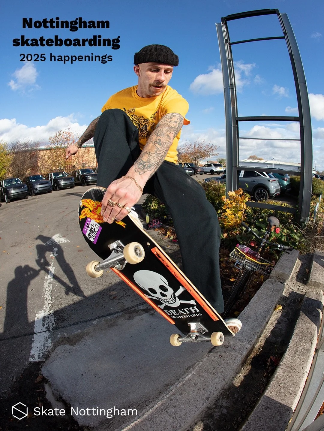Here&rsquo;s just a handful of things that happened in Nottingham skateboarding this year - a roundup of happenings to celebrate &amp; pay respects to. ⁣
⁣
Big up all the movers &amp; shakers, anyone learning to skate, anyone getting clips &amp; phot