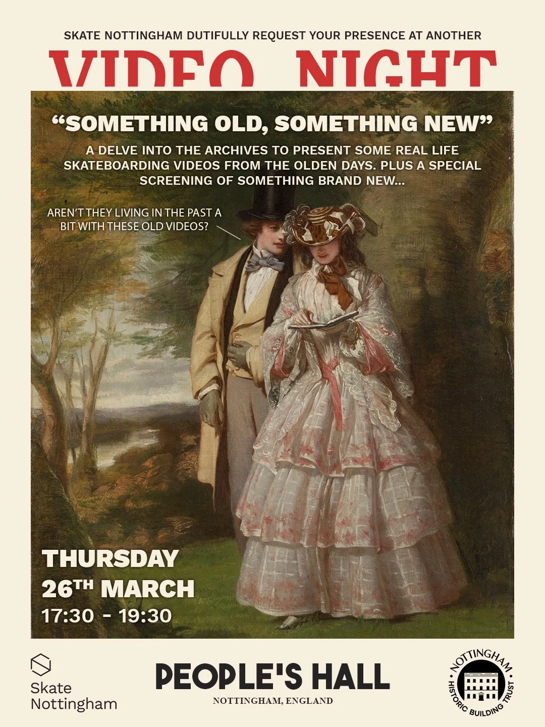 We&rsquo;re back at People&rsquo;s Hall on the last Thursday of the month for another video night! 📼⁣
⁣
Everyone is welcome on Thursday 26th from 17:30 - 19:30, when we&rsquo;ll play a few more classic VHS tapes on a large projector screen - and pre