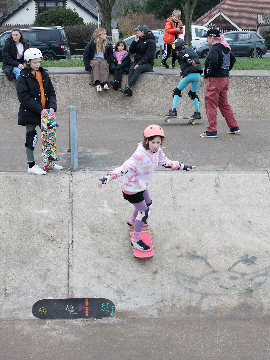 A couple of weekends ago we hosted our first event of 2026 at Selston skatepark in north Notts, in collaboration with Selston Parish Council. ⁣
⁣
We were stoked to bring some free skateboard coaching to the locals in this town (despite the damp condi