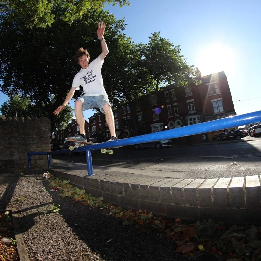 @youngyounghanson smiths a Hyson Green blue one sometime in the 2010s. 🔥⁣
⁣
Our Hyson Green skateboarding heritage exhibition is open again on Tuesday &amp; Wednesday, 10:00 - 16:00, at @new_art_exchange. Don&rsquo;t miss it!⁣
⁣
📸 @two_shot_sequenc