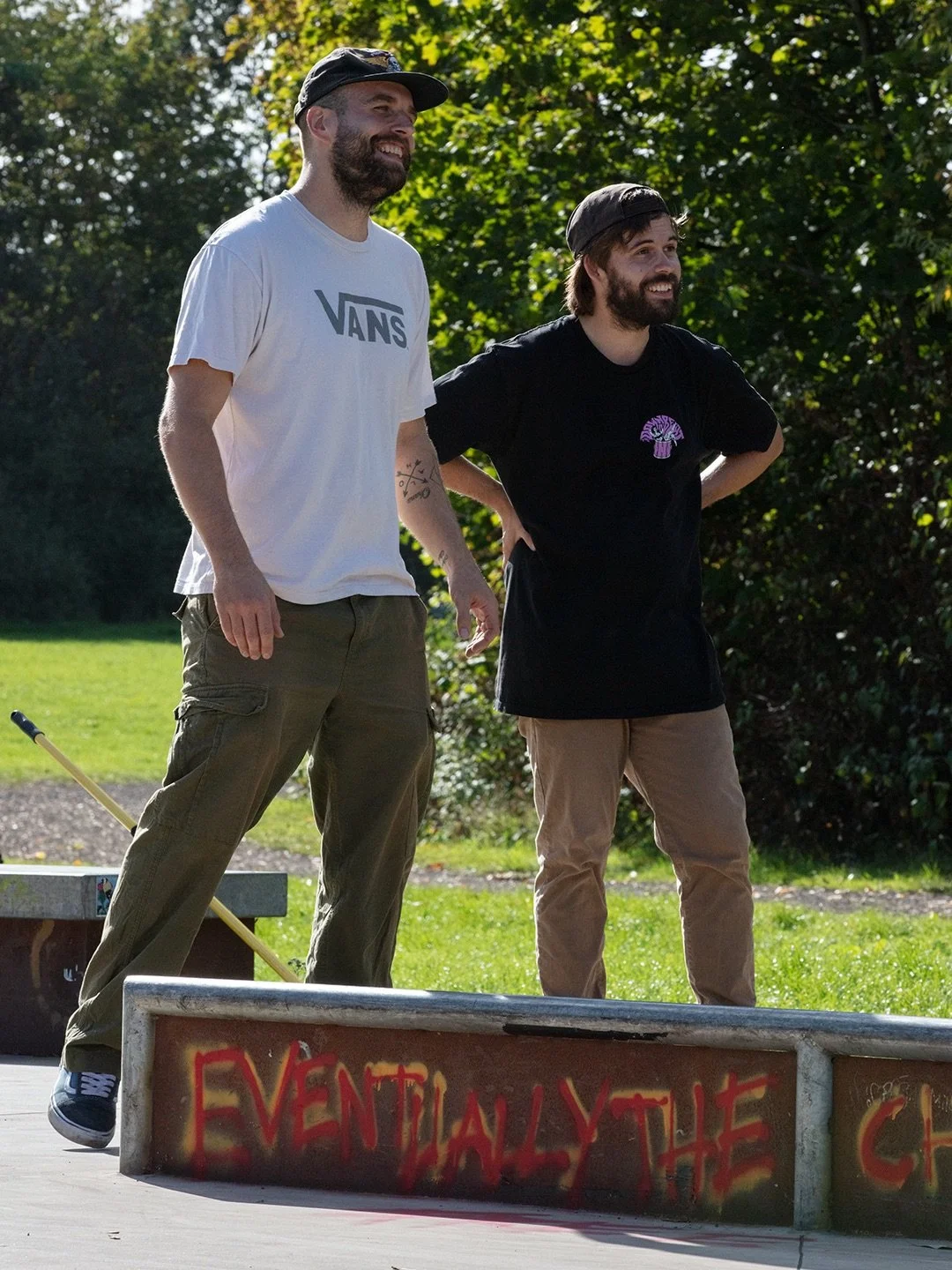 A fun session at the Ashley Mabbott skatepark last Saturday, as we hosted a one-off adults only coaching session. ⁣
⁣
This was a chance for new skaters, people returning to it after many years, and others who just wanted advice on getting tricks down