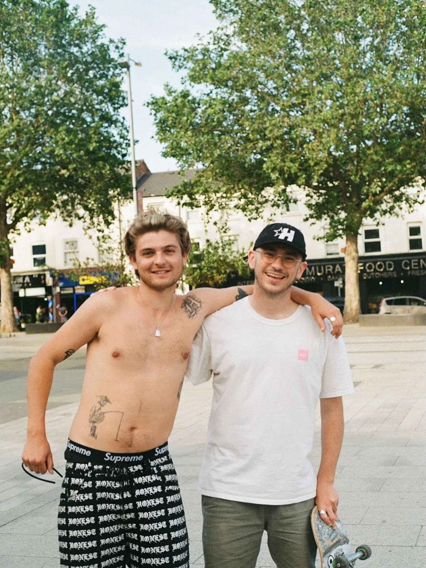 Film snaps of Sneinton Market in its blue kicker era by @undevelopedgrain. ⁣🎞
⁣
#nottinghamskateboarding #ukskateboarding #skatenottingham #skateandcreate #sneintonmarket @sneintionlifev2