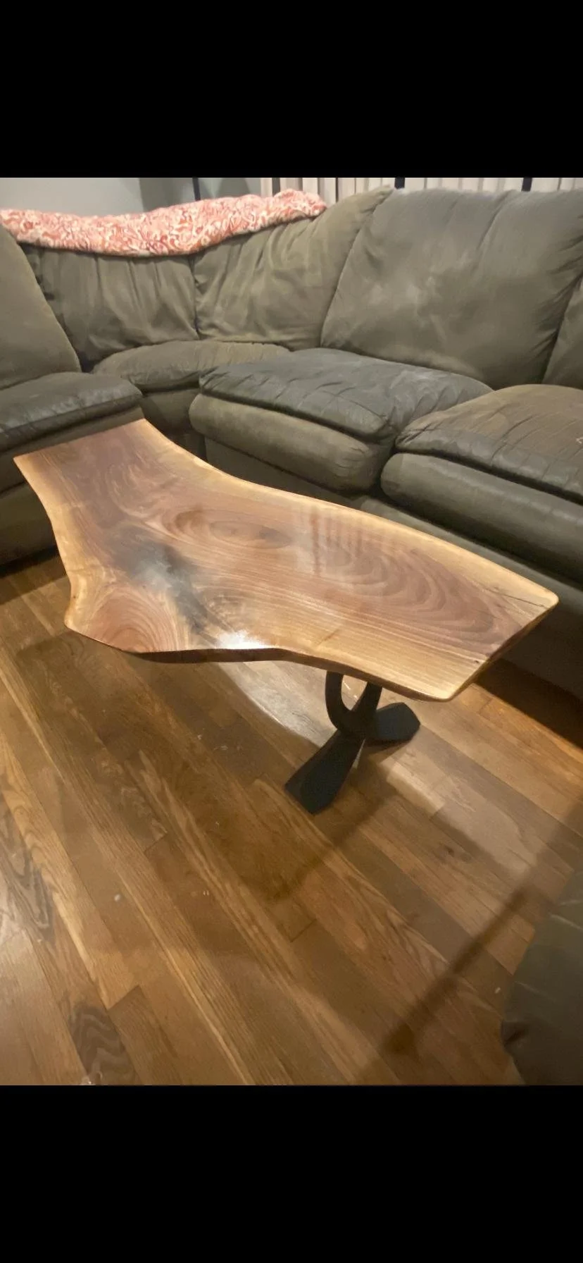 Live edge coffee table