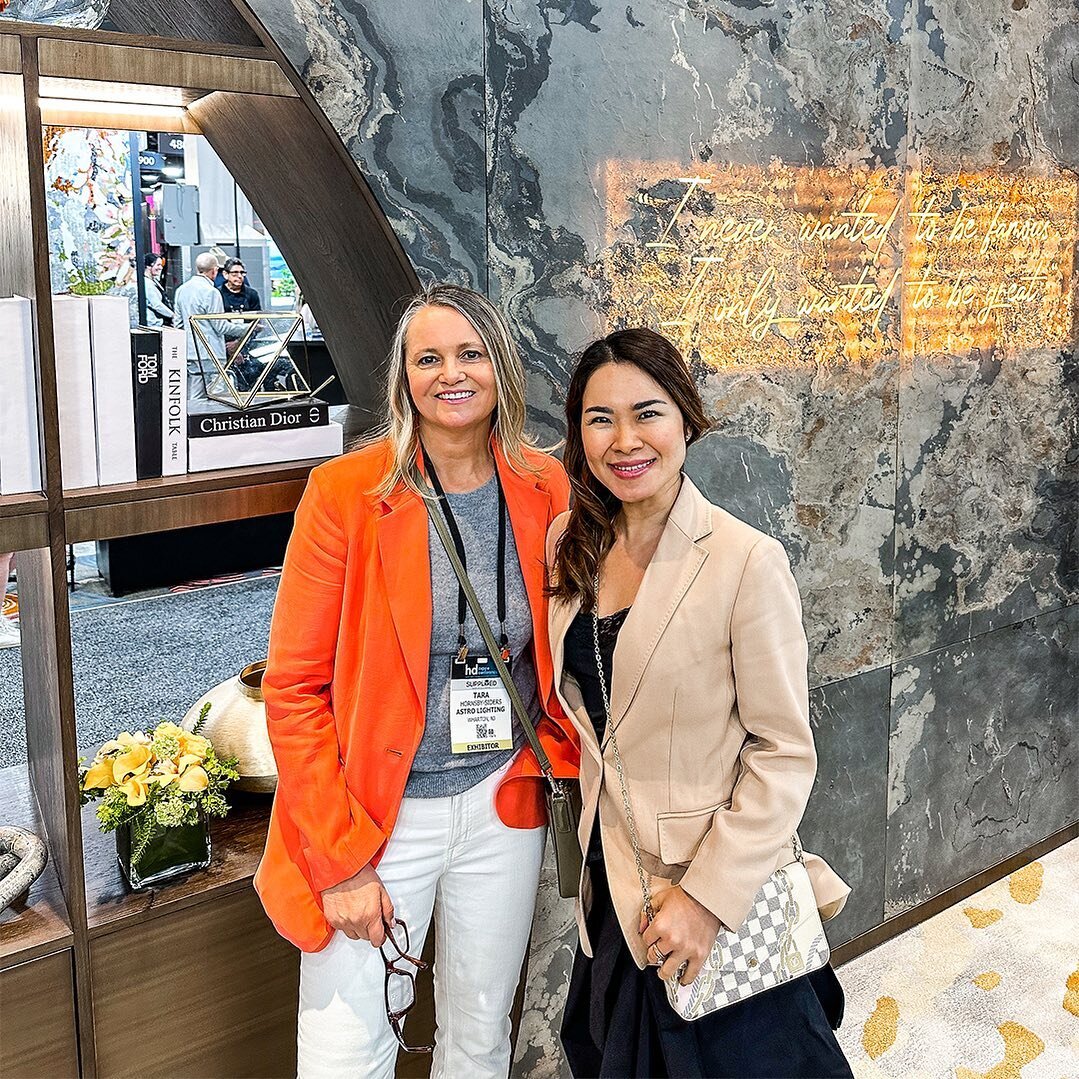 Another incredible #HDExpo for the books!

It was so great to connect with friends, colleagues, and my manufacturers this week. The show was buzzing with excitement to be together once again and teaming with fantastic design.

Thank you to everyone w