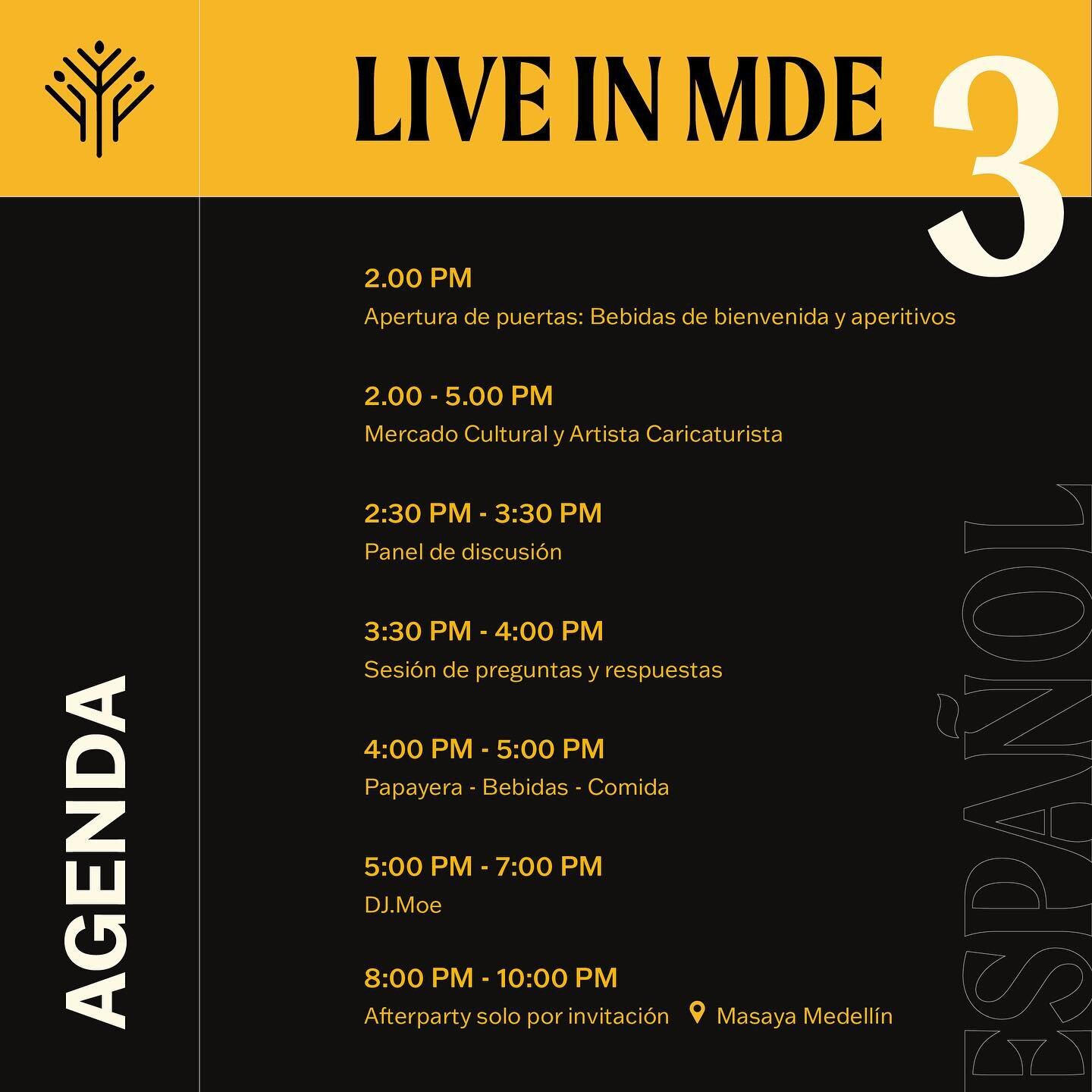 🌟 Get Ready for Live In MDE 3 🌟

This Saturday, the enchantment of Live In MDE 3 comes to life! Take a peek at our full schedule, brimming with exciting activities and opportunities for engagement tailored just for you.

🚪 Doors Open at 2 PM: We r