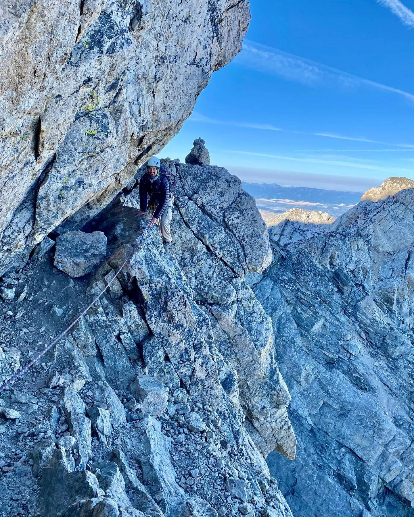 Summit of the Grand Teton, 13,776 ft. In the words of the great Alan Watts-
&ldquo;Life is a musical thing. And the point the whole way long is to dance, or to sing, while the music is being played.&rdquo;

Climbing the Grand Teton was something I wa