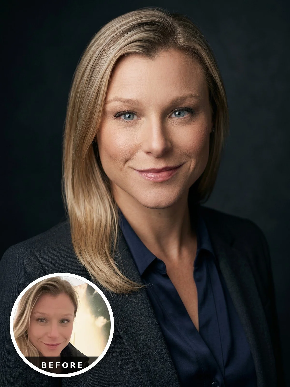 realistic generated AI headshot 