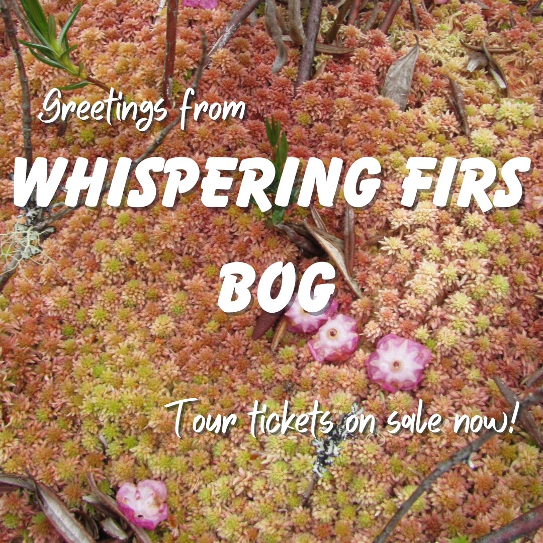 It's a very special time of year! The Land Trust is opening up Whispering Firs Bog for guided tours led by our knowledgeable (and fun!) staff and board members. We are hosting four tours on Mother's Day weekend, May 13th and 14th.

To learn more and 