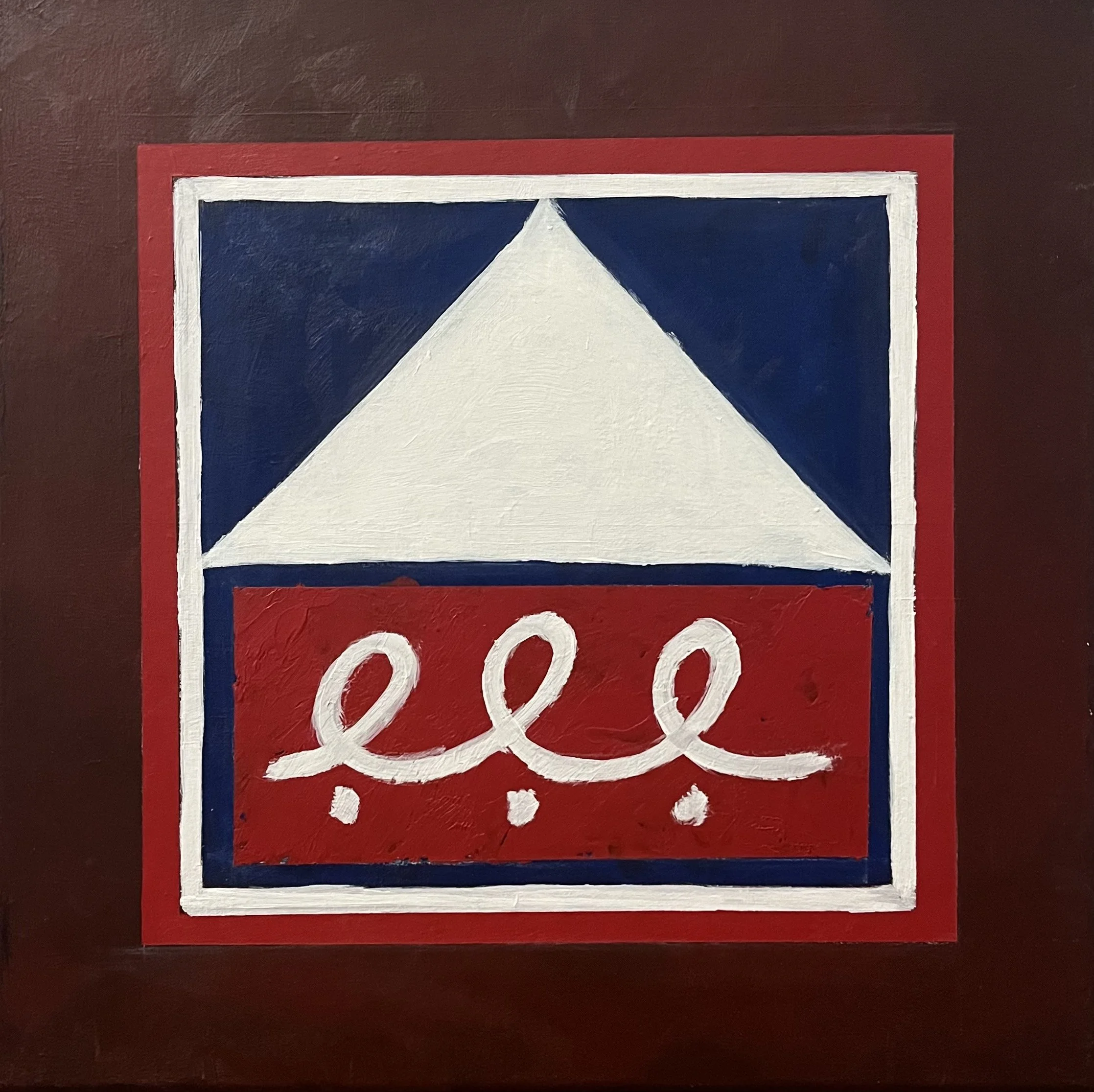    "I left three days ago.."   
 Acrylic on canvas 
 2025 