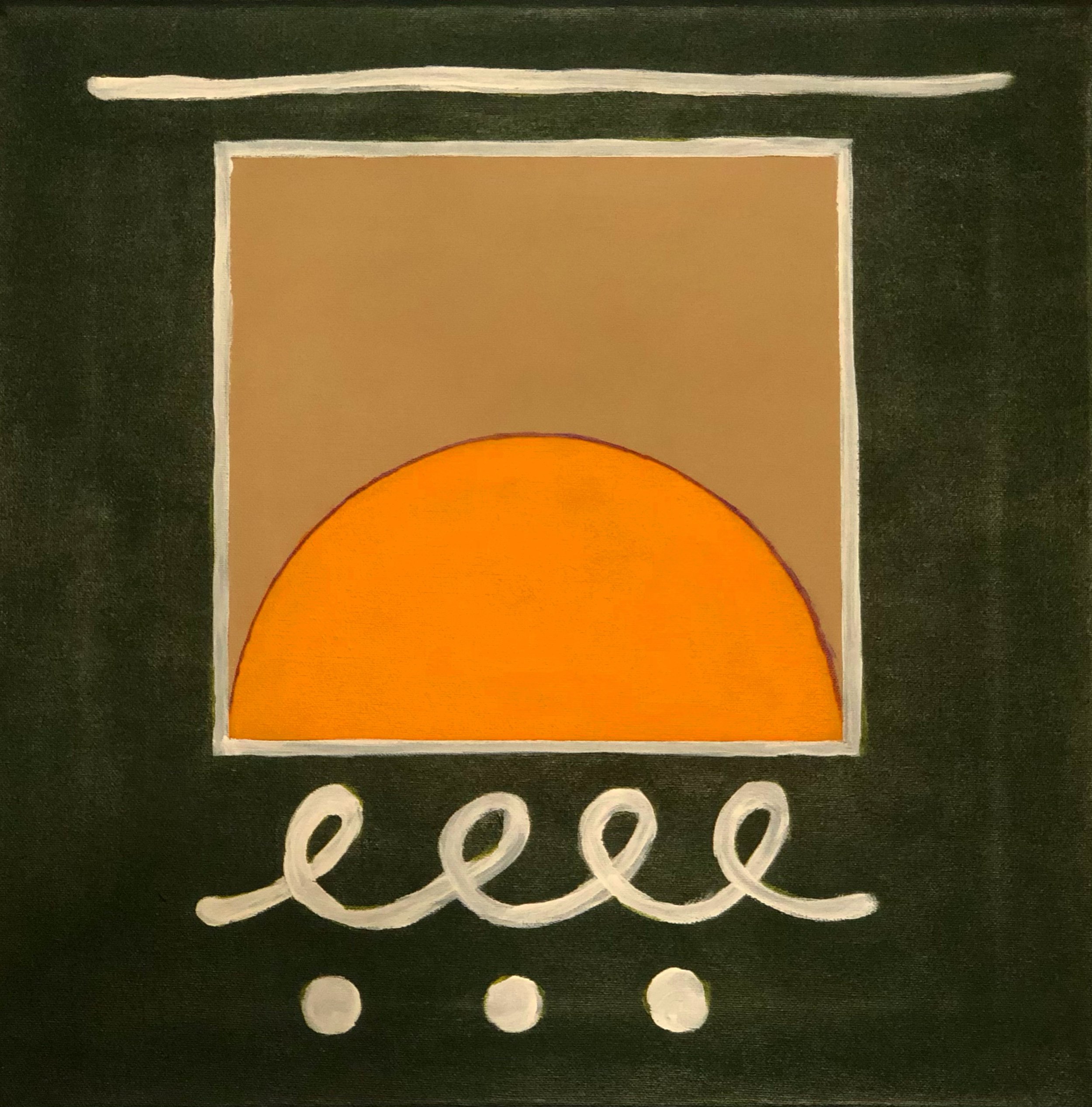    I don't know if I will remain.    
 Acrylic on canvas 
 2024 