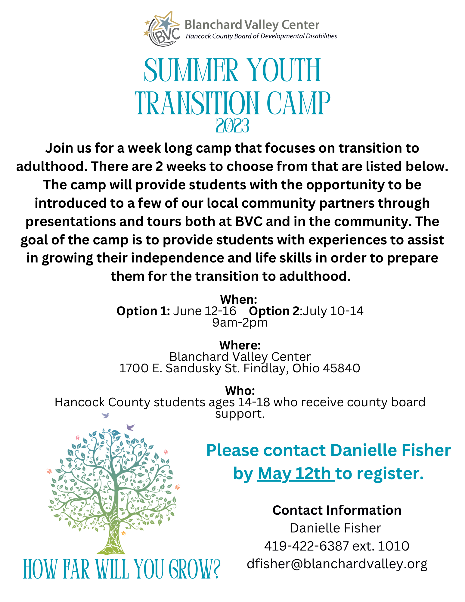 BVC Happenings — Blanchard Valley Center
