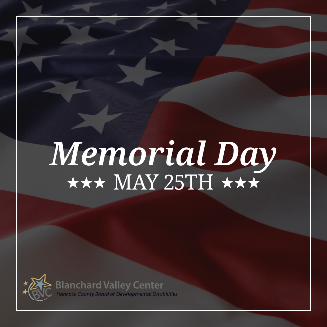 Memorial Day - BVC Closed