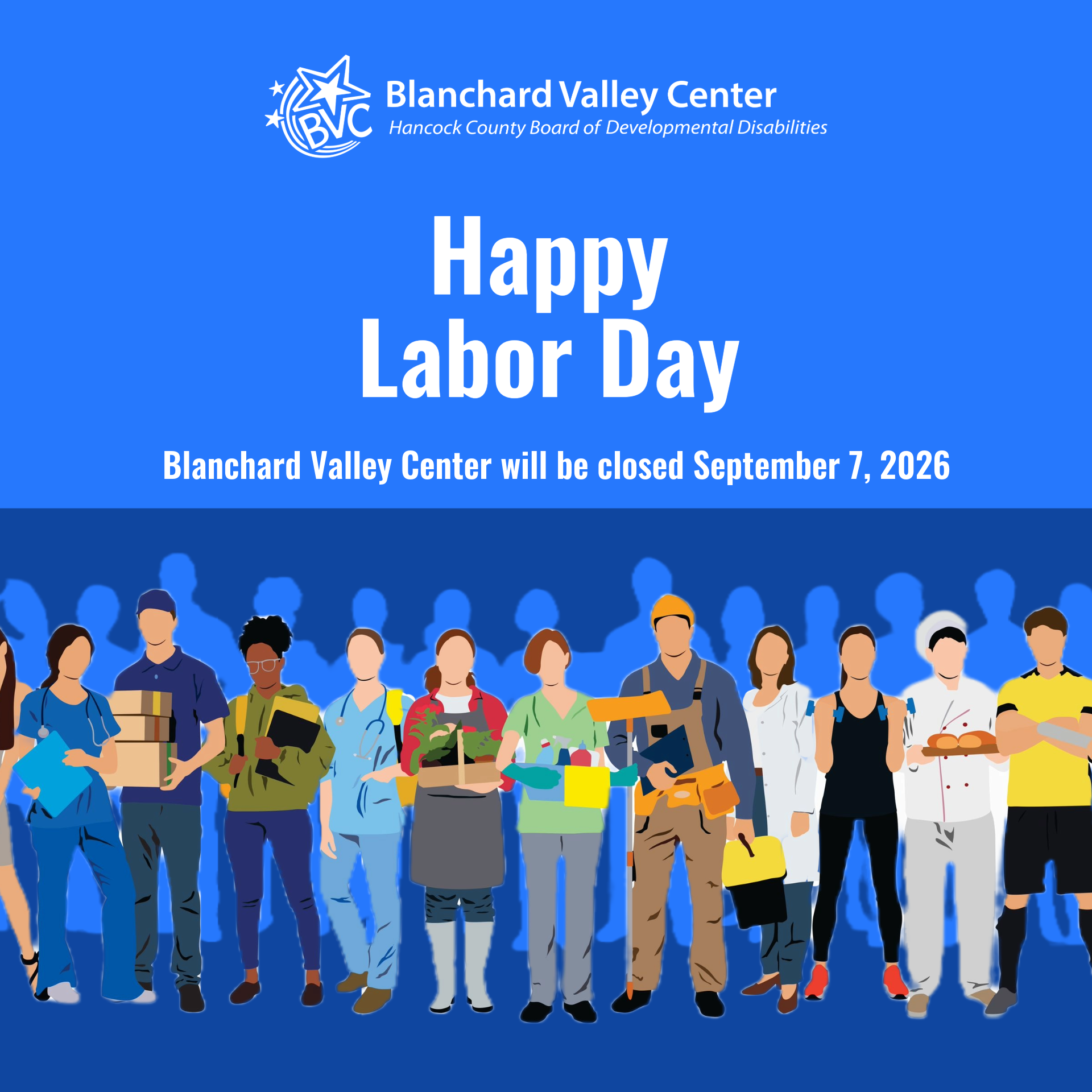 Labor Day - BVC Closed