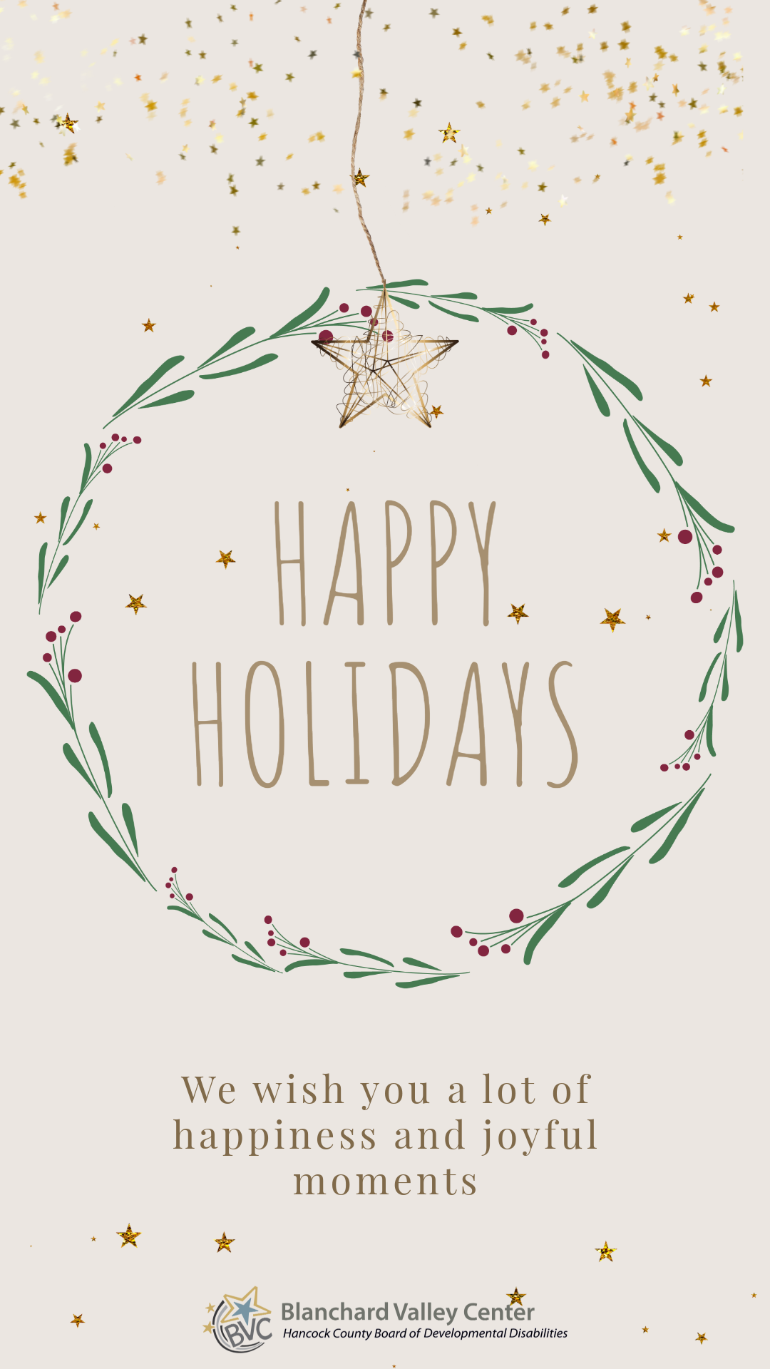 Christmas - BVC Closed